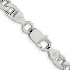 FJC Finejewelers 925 Sterling Silver Flat Cuban Anchor Bracelet Chain 9 Inches x 6.5 mm