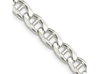 FJC Finejewelers 925 Sterling Silver Flat Cuban Anchor Bracelet Chain 9 Inches x 6.5 mm