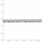 FJC Finejewelers 925 Sterling Silver Beveled Curb Chain 20 Inches x 5 mm