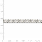 FJC Finejewelers 925 Sterling Silver Beveled Curb Chain 18 Inches x 6 mm