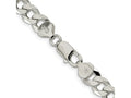 FJC Finejewelers 925 Sterling Silver Beveled Curb Bracelet Chain 9 Inches x 8.5 mm