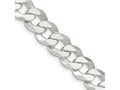 FJC Finejewelers 925 Sterling Silver Beveled Curb Bracelet Chain 9 Inches x 12.3 mm