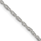 FJC Finejewelers 925 Sterling Silver Loose Rope Chain 22 Inches x 2 mm