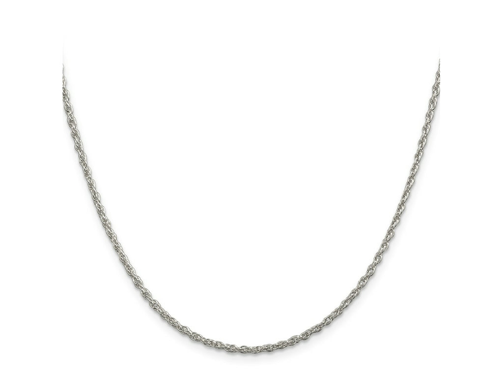 FJC Finejewelers 925 Sterling Silver Loose Rope Chain 24 Inches x 2 mm