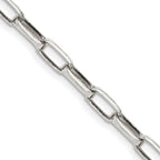 FJC Finejewelers 925 Sterling Silver Cable Elongated Open Link Chain 24 Inches x 5 mm