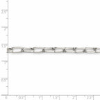 FJC Finejewelers 925 Sterling Silver Cable Elongated Open Link Chain 24 Inches x 5 mm