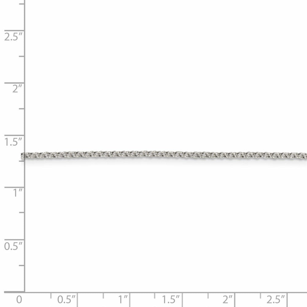 FJC Finejewelers 925 Sterling Silver Rolo Chain 18 Inches x 1.5 mm