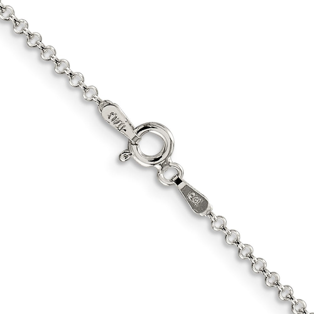 FJC Finejewelers 925 Sterling Silver Rolo Chain 22 Inches x 1.5 mm