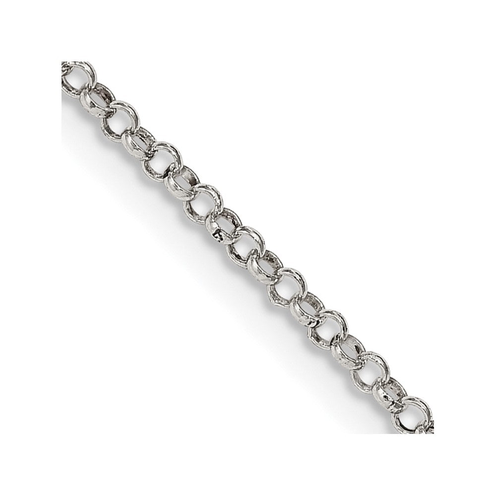 FJC Finejewelers 925 Sterling Silver Rolo Chain 18 Inches x 2 mm