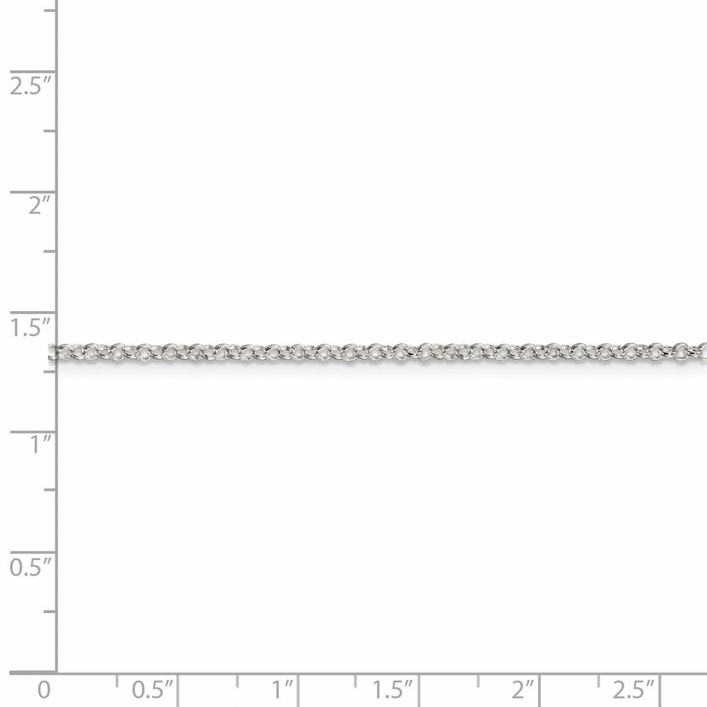 FJC Finejewelers 925 Sterling Silver Rolo Chain 20 Inches x 2 mm