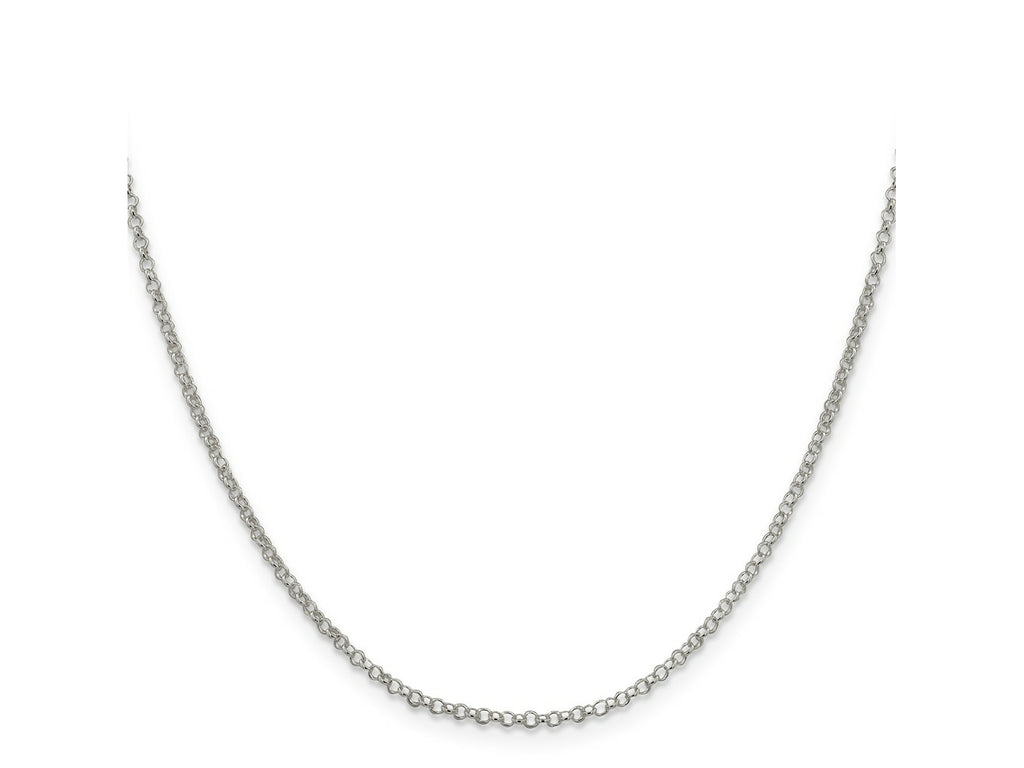 FJC Finejewelers 925 Sterling Silver Rolo Chain 16 Inches x 2 mm
