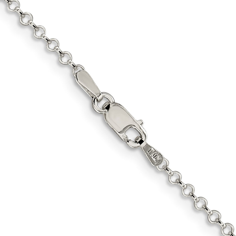 FJC Finejewelers 925 Sterling Silver Rolo Chain 22 Inches x 2 mm