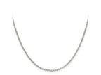 FJC Finejewelers 925 Sterling Silver Rolo Chain 24 Inches x 2 mm