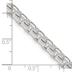 FJC Finejewelers 925 Sterling Silver Round Box Bracelet Chain 8.5 Inches x 5.2 mm