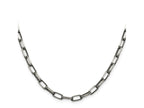 FJC Finejewelers 925 Sterling Silver Antiqued Elongated Open Link Bracelet Chain 8.5 Inches x 4.8 mm