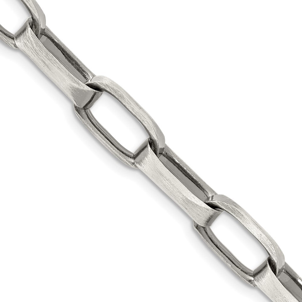 FJC Finejewelers 925 Sterling Silver Antiqued Elongated Open Link Chain 22 Inches x 8 mm
