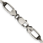 FJC Finejewelers 925 Sterling Silver Antiqued Elongated Open Link Chain 22 Inches x 8 mm