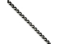 FJC Finejewelers 925 Sterling Silver Antiqued Round Spiga Bracelet Chain 8.5 Inches x 6 mm