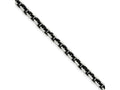FJC Finejewelers 925 Sterling Silver Cable Antiqued Elongated Open Link Bracelet Chain 8.5 Inches x 5.6 mm