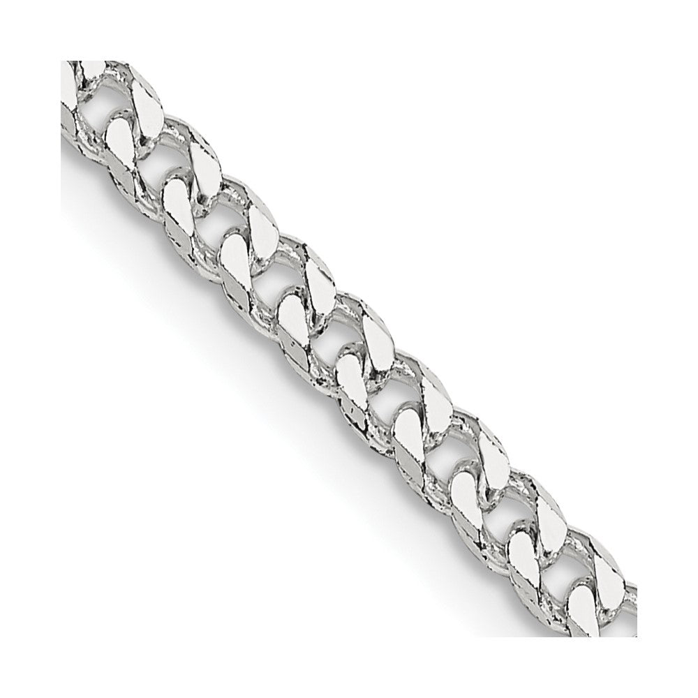 FJC Finejewelers 925 Sterling Silver Polished Curb Chain 28 Inches x 3.15 mm