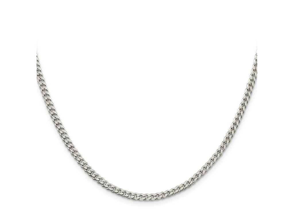 FJC Finejewelers 925 Sterling Silver Polished Curb Chain 36 Inches x 3.15 mm