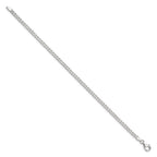 FJC Finejewelers 925 Sterling Silver Polished Curb Bracelet Chain 8 Inches x 3.15 mm