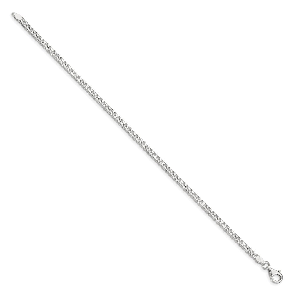 FJC Finejewelers 925 Sterling Silver Polished Curb Bracelet Chain 8 Inches x 3.15 mm