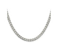 FJC Finejewelers 925 Sterling Silver Polished Curb Chain 26 Inches x 5 mm