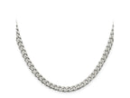 FJC Finejewelers 925 Sterling Silver Polished Curb Chain 26 Inches x 5 mm