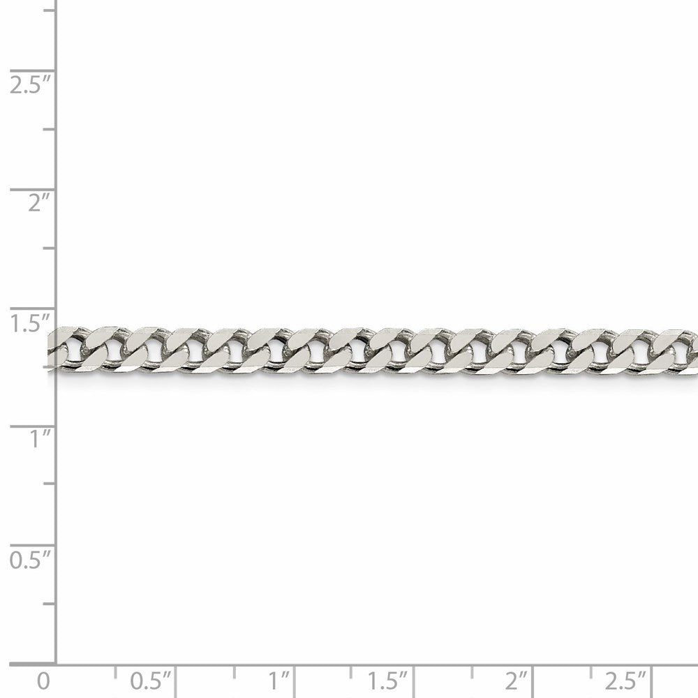 FJC Finejewelers 925 Sterling Silver Polished Curb Chain 30 Inches x 5 mm
