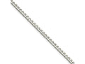 FJC Finejewelers 925 Sterling Silver Polished Curb Bracelet Chain 7 Inches x 5 mm