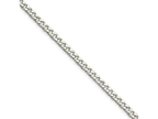 FJC Finejewelers 925 Sterling Silver Polished Curb Bracelet Chain 7 Inches x 5 mm