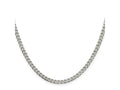FJC Finejewelers 925 Sterling Silver Polished Curb Chain 24 Inches x 3.5 mm
