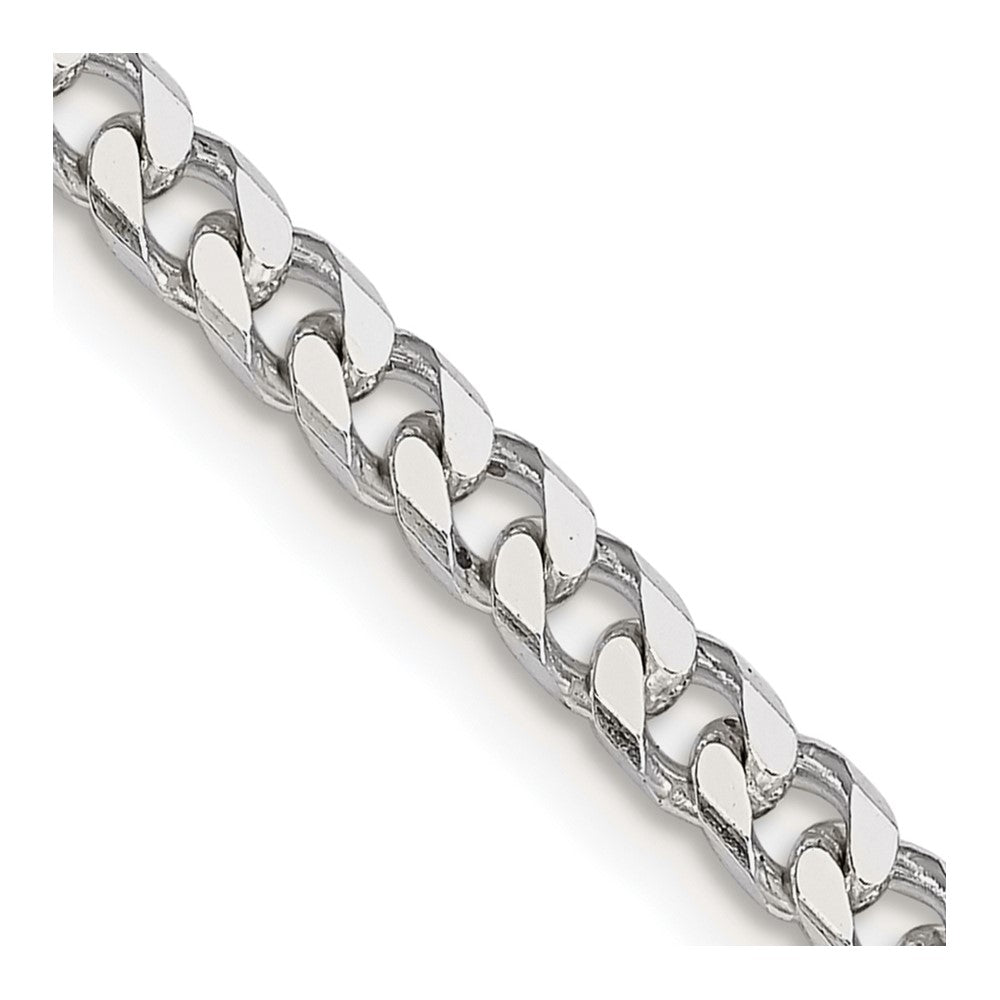 FJC Finejewelers 925 Sterling Silver Polished Curb Chain 28 Inches x 3.5 mm