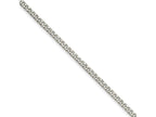 FJC Finejewelers 925 Sterling Silver Polished Curb Bracelet Chain 7 Inches x 3.5 mm