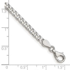 FJC Finejewelers 925 Sterling Silver Polished Curb Bracelet Chain 8 Inches x 3.5 mm
