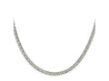 FJC Finejewelers 925 Sterling Silver 6 Side Bright Cut Flat Double Curb Chain 24 Inches x 4.25 mm