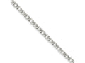 FJC Finejewelers 925 Sterling Silver 6 Side Bright Cut Flat Double Curb Bracelet Chain 7 Inches x 5.25 mm