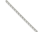 FJC Finejewelers 925 Sterling Silver 6 Side Bright Cut Flat Double Curb Bracelet Chain 7 Inches x 5.25 mm