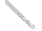 FJC Finejewelers 925 Sterling Silver 6 Side Bright Cut Flat Double Curb Bracelet Chain 8 Inches x 5.25 mm