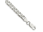 FJC Finejewelers 925 Sterling Silver 6 Side Bright Cut Flat Double Curb Bracelet Chain 8 Inches x 6.25 mm