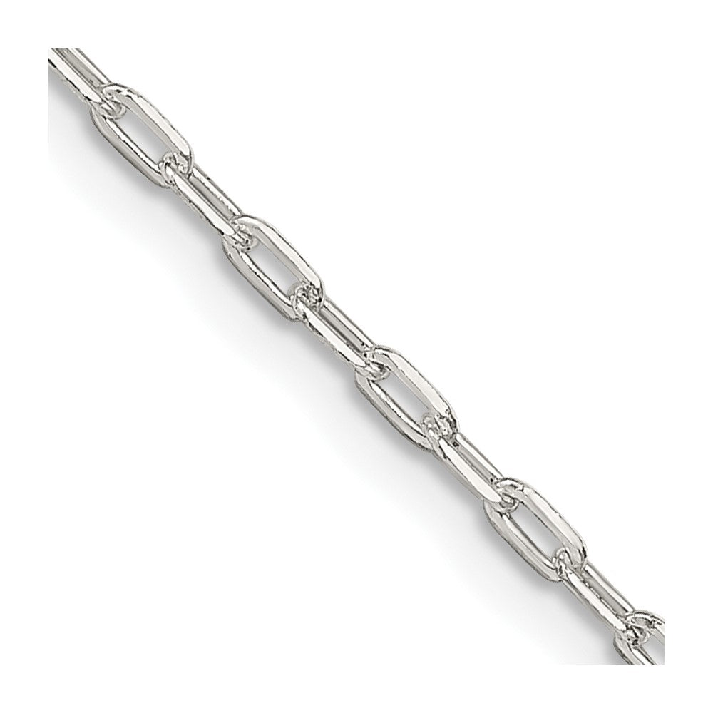 FJC Finejewelers 925 Sterling Silver Cable Elongated Open Link Chain 22 Inches x 1.75 mm