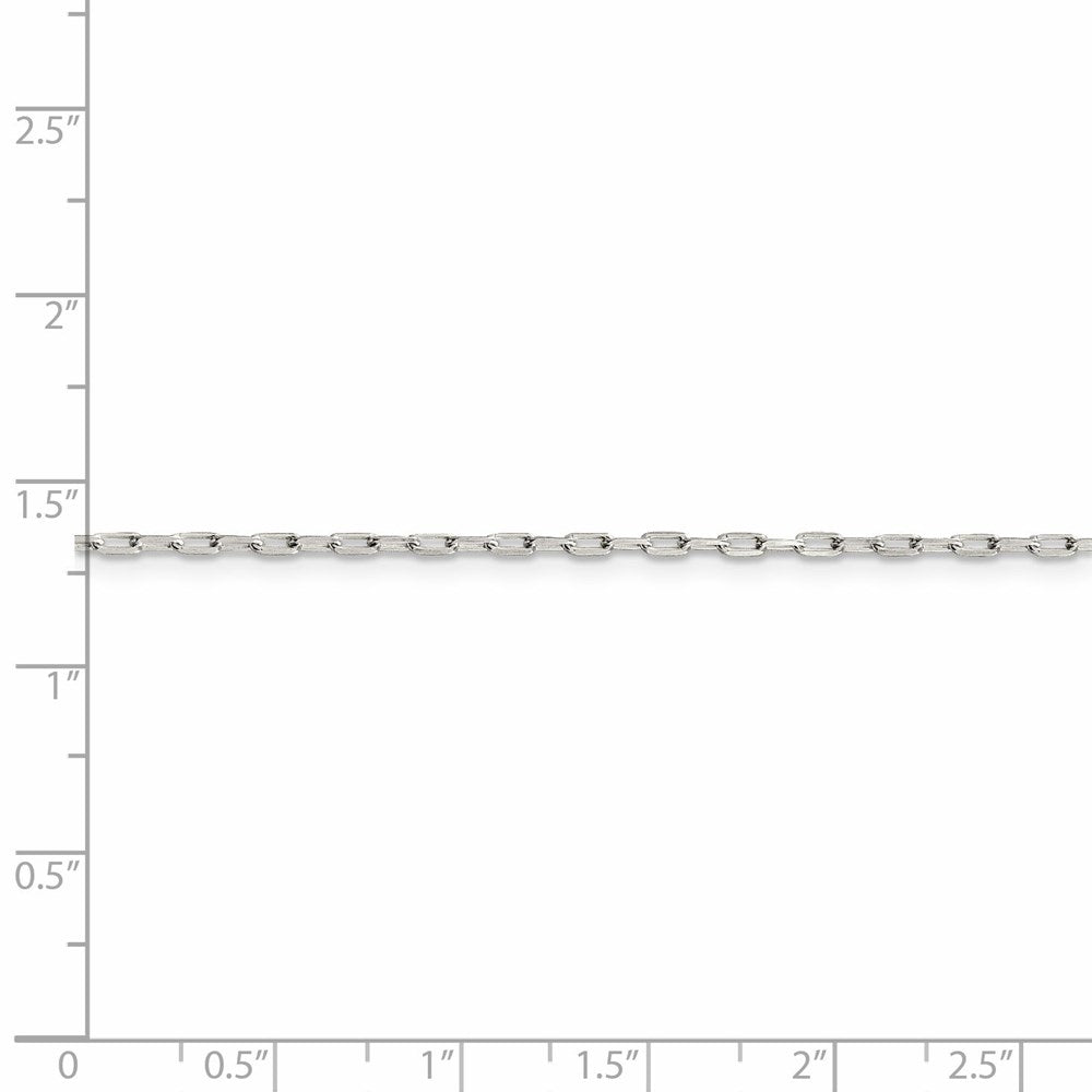FJC Finejewelers 925 Sterling Silver Cable Elongated Open Link Chain 30 Inches x 1.75 mm