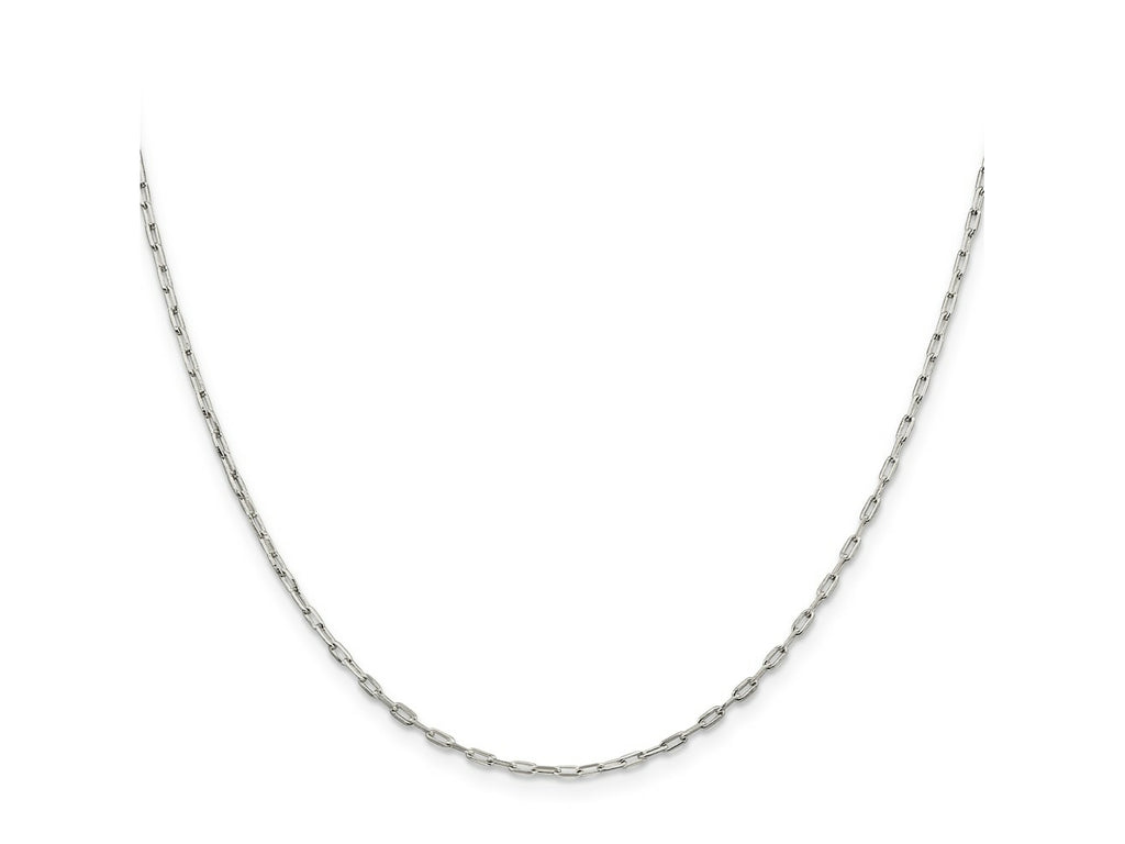 FJC Finejewelers 925 Sterling Silver Cable Elongated Open Link Chain 30 Inches x 1.75 mm