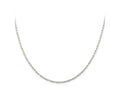 FJC Finejewelers 925 Sterling Silver Cable Elongated Open Link Chain 22 Inches x 2 mm