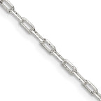 FJC Finejewelers 925 Sterling Silver Cable Elongated Open Link Chain 26 Inches x 2 mm