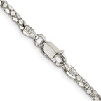 FJC Finejewelers 925 Sterling Silver Other Chain Popcorn Chain 20 Inches x 2.5 mm