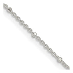 FJC Finejewelers 925 Sterling Silver Rolo with Beads Chain 20 Inches x 1.25 mm
