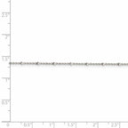 FJC Finejewelers 925 Sterling Silver Rolo with Beads Chain 24 Inches x 1.25 mm
