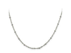 FJC Finejewelers 925 Sterling Silver Singapore with Beads Bracelet Chain 7 Inches x 2.5 mm